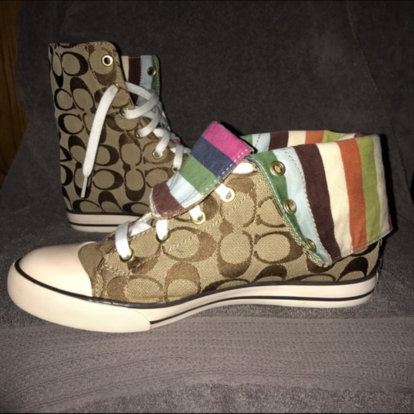 coach bonney high top sneakers